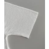 Vネックリブニットトップス 着やせ 無地 | Miniministore | 詳細画像13 