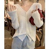 ニットカーディガンVネックニットトップス | Miniministore | 詳細画像7 