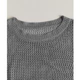 メッシュサマーニットワンピース スリット | Miniministore | 詳細画像14 