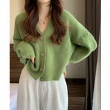 ニットカーディガン Vネック 長袖秋冬服 | Miniministore | 詳細画像5 
