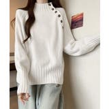 ニットトップス 体型カバー 長袖秋冬服 | Miniministore | 詳細画像2 