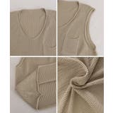 ニットベスト レディース vネック 秋冬 | Miniministore | 詳細画像16 