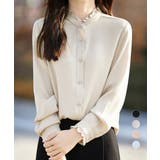 フリルブラウス 長袖 レディース 春夏秋 | Miniministore | 詳細画像1 