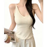 レース切替タンクトップカップ付きインナー | Miniministore | 詳細画像4
