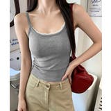 カップ付きキャミソール インナー重ね着 | Miniministore | 詳細画像6 