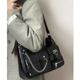 ブラック | ショルダーバッグ マルチポケット肩掛け鞄 | SUNSHINE CLOSET