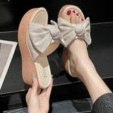 ライトベージュ | 厚底サンダル レディース ウエッジソール | Miniministore