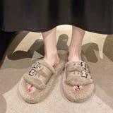 モカ | ファーサンダル レディース ボアサンダル | Miniministore