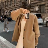 キャメル | ニットカーディガン レディース 中厚手 | Miniministore