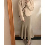 モカベージュ | ニットスカート マーメイドスカート 韓国 | Miniministore