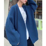 ダークブルー | ニットカーディガン 中厚手レディース韓国 | Miniministore