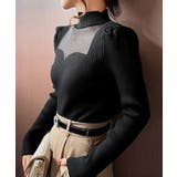 ブラック | ニットトップス プチハイネックレディース | Miniministore