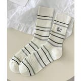 アイボリー | リブソックス レディース ミドル丈 靴下 | Miniministore