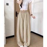 ベージュ | ワイドカーブパンツカーゴイージーパンツ夏 | Miniministore