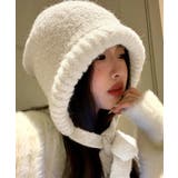 アイボリー | ノルディック柄ニット帽無地ニットキャップ | Miniministore