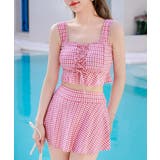 ピンク | 盛れる水着レディースビスチェビキニセット | SUNSHINE CLOSET