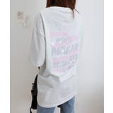 ライトグレー | ロングtシャツ ビッグシルエットTシャツ | ANGELCLOSET