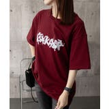 ワインレッド | ロングtシャツ ビッグシルエットTシャツ | ANGELCLOSET