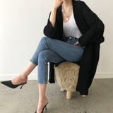 ブラック | ニットカーディガン レディース体型カバー | Miniministore