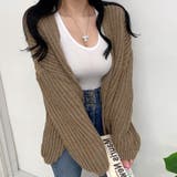 モカ | ニットカーディガン レディース ボレロ風 | Miniministore