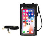 ブラック | スマホショルダー 財布付き スマホポーチ | Miniministore