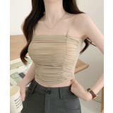 ベージュ | ビスチェトップス レディース フィット感インナー | SUNSHINE CLOSET