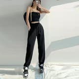 ブラック | 韓国 スウェットパンツ レディース 新作 | Miniministore