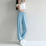 スカイブルー | 韓国 スウェットパンツ レディース 新作 | Miniministore