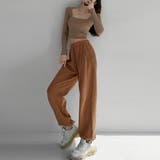 キャメル | 韓国 スウェットパンツ レディース 新作 | Miniministore
