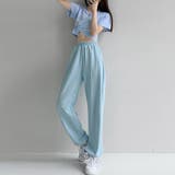 アクアブルー | 韓国 スウェットパンツ レディース 新作 | Miniministore