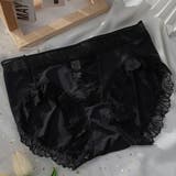 ブラック | スダンダードショーツ レース 綿クロッチ | Miniministore