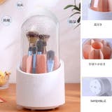 メイクブラシケース 360度回転式 透明 | Miniministore | 詳細画像8