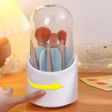 メイクブラシケース 360度回転式 透明 | Miniministore | 詳細画像9