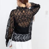花柄刺しゅうレースブラウス長袖レディース | Miniministore | 詳細画像17 