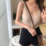 vネック リブニット キャミソール 夏 | Miniministore | 詳細画像6 