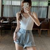 vネック リブニット キャミソール 夏 | Miniministore | 詳細画像8 