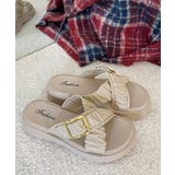 厚底サンダル クロスベルトサンダル韓国風 | Miniministore | 詳細画像17