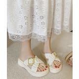 厚底サンダル クロスベルトサンダル韓国風 | Miniministore | 詳細画像4