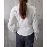 長袖ラップブラウス カシュクール春服秋服 | Miniministore | 詳細画像21 