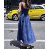 デニム風 ロングワンピース ノースリーブ | Miniministore | 詳細画像8 