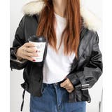 ファーライダースジャケットフェイクレザー | Miniministore | 詳細画像18