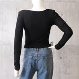 Vネック カットソー 着やせ 長袖 | Miniministore | 詳細画像13 