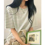 ボーダー柄tシャツ レディース 半袖夏服 | Miniministore | 詳細画像9 