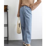 裾フリンジ9分丈デニムパンツハイウエスト | Miniministore | 詳細画像17 