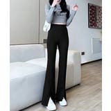 フレアスキニーパンツ スリット入りパンツ | Miniministore | 詳細画像4 