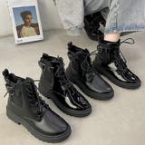 ショートブーツ レディース厚底ブーツ韓国 | Miniministore | 詳細画像1 