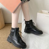 ショートブーツ レディース厚底ブーツ韓国 | Miniministore | 詳細画像14 