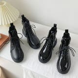 ショートブーツ レディース厚底ブーツ韓国 | Miniministore | 詳細画像16 