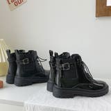 ショートブーツ レディース厚底ブーツ韓国 | Miniministore | 詳細画像17 