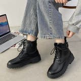 ショートブーツ レディース厚底ブーツ韓国 | Miniministore | 詳細画像4 